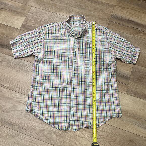 PETER MILLAR Men's Plaid Cotton Button Down Shirt Size XL - Picture 2 of 8